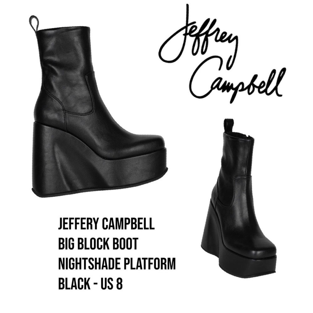 JEFFERY CAMPBELL - Nightshade Platform Boots - US 8
